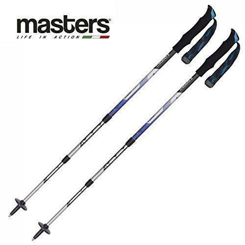 Masters Summit Light Backpacking Hiking Trekking Walking Poles Blue