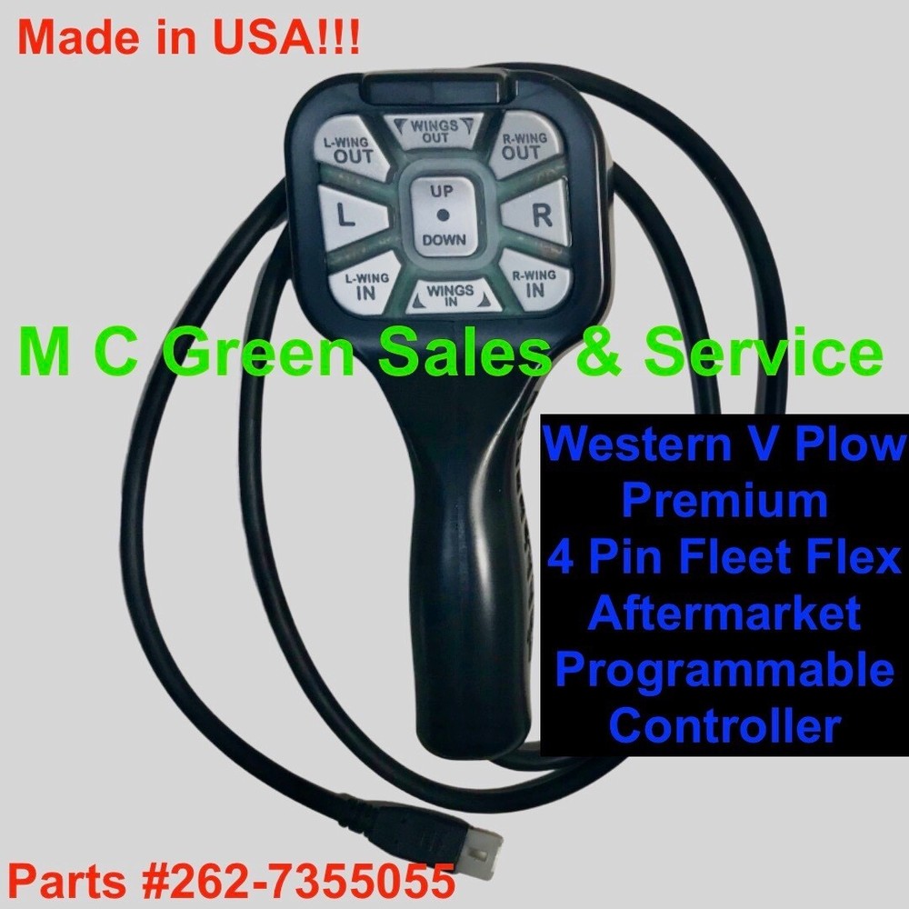 PREMIUM WESTERN V 4 PIN SNOW PLOW PROGRAMMABLE CONTROLLER MVP FLEET FLEX 96500