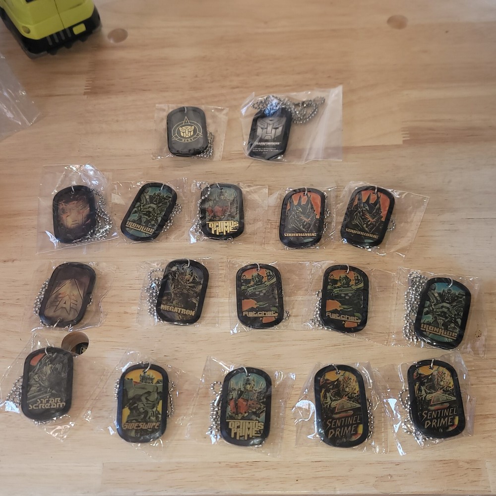 Transforners Dog Tag Lot 2011