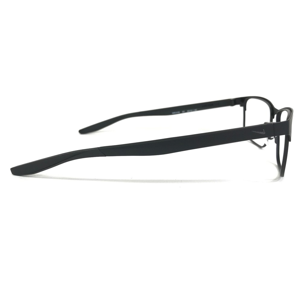 Nike Eyeglasses Frames 8130 001 Black Rectangular Full Rim 56-16-140