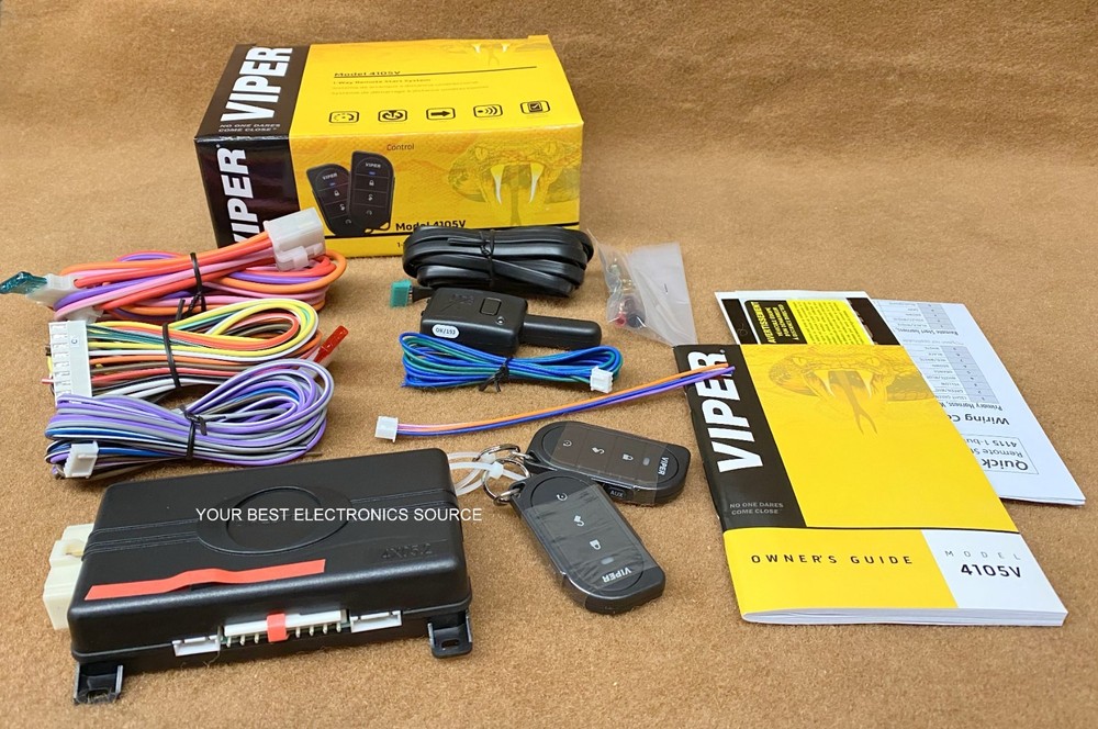 NEW Viper 4105V, 1-Way Remote Start System w/ TWO 4-Button Remotes + DB3 Module