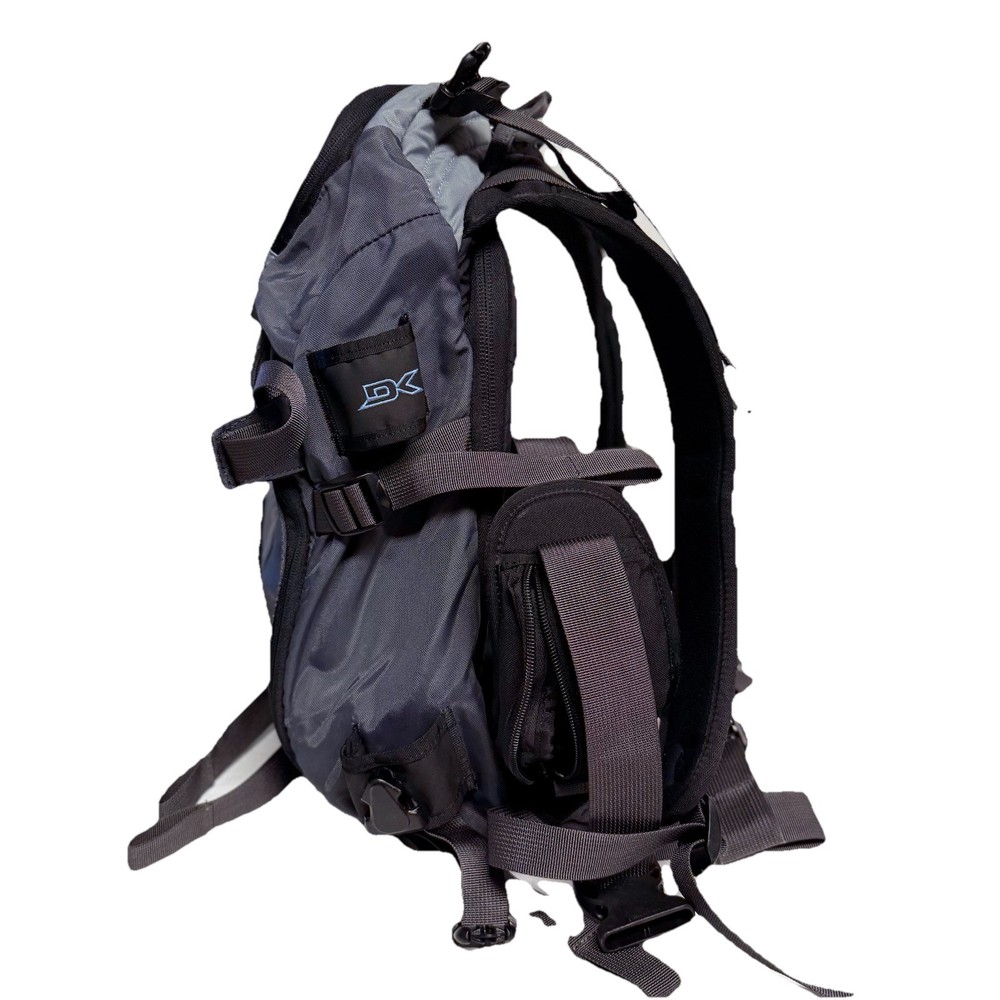 Dakine Ridge Technical Hiking Hydration Backpack Gray Black Waist Pack