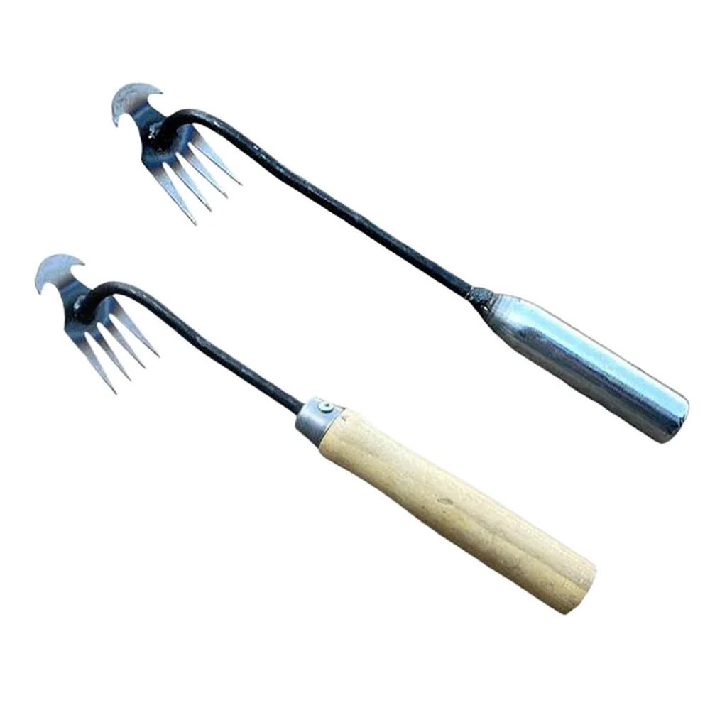 Multifunctional Weeding Rake Grass Root Puller & Garden Shovel