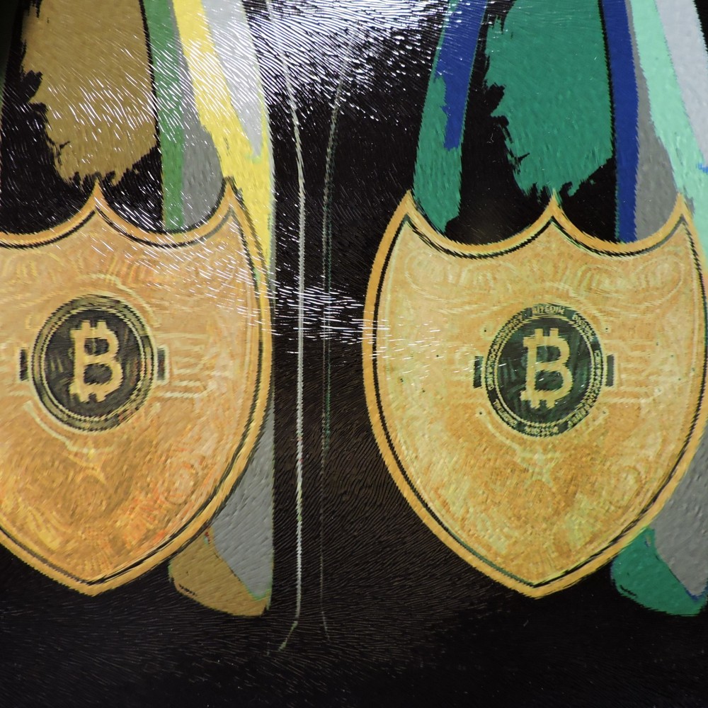 Bitcoin Glass Cutting Board