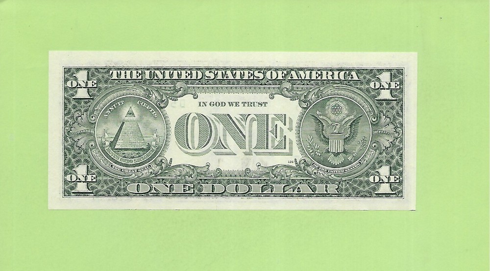 2001 ..UNCIRC $1 D 5421 7062 B .... 2001 $1 D-B NICE NOTE FRN