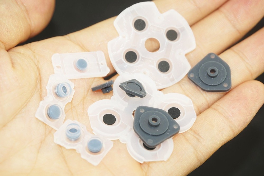 1Set Rubber Conductive Pad Silicon Buttons For Sony PS4 Wireless Controller C