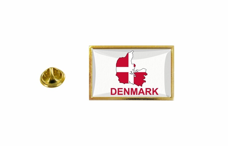 Pins Pin Badge Flag Country Map DK DENMARK