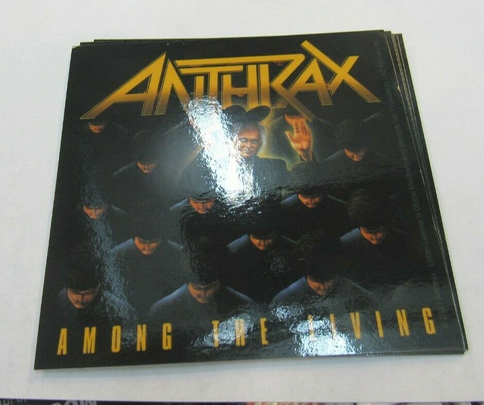 ANTHRAX STICKER NEW  VINTAGE OOP RARE COLLECTIBLE