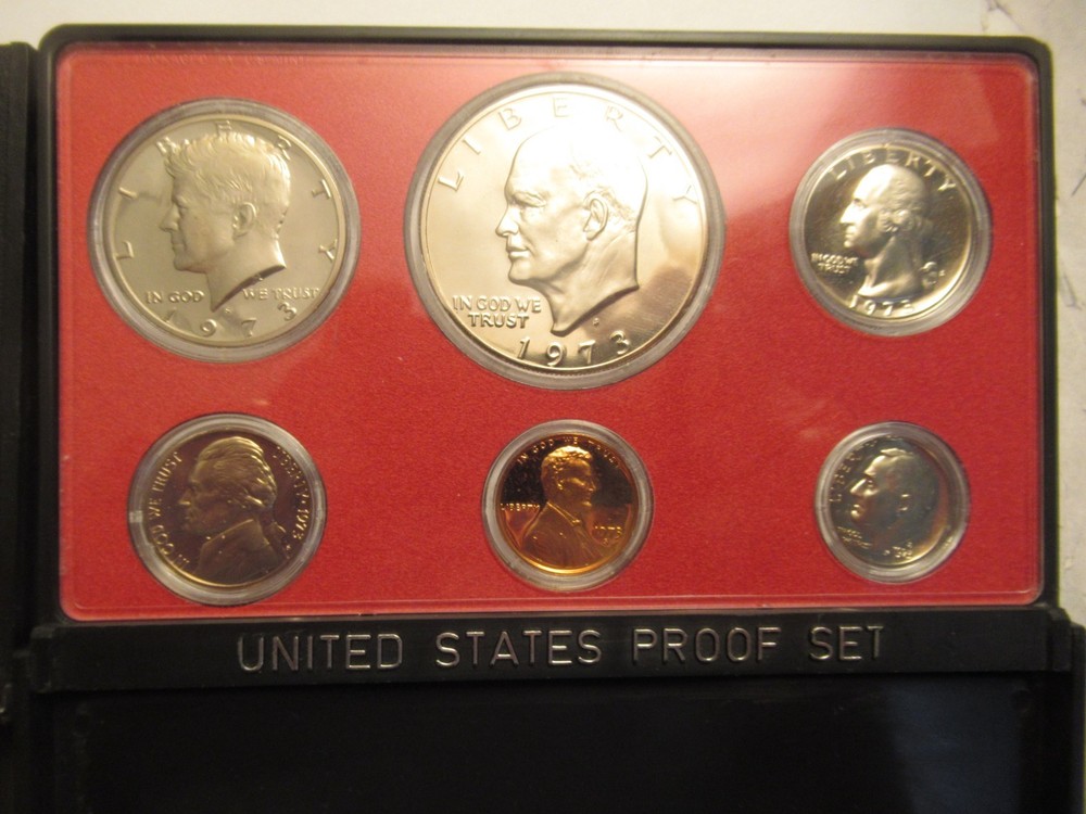 TWO US Mint Proof Sets, 1973 & 1974