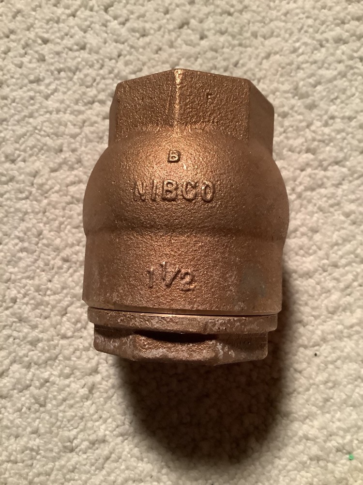 NEW NIBCO 1 1/2” SPRING CHECK VALVE