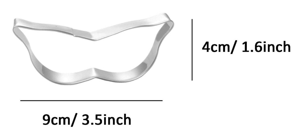 Mask Cookie Cutter for Halloween