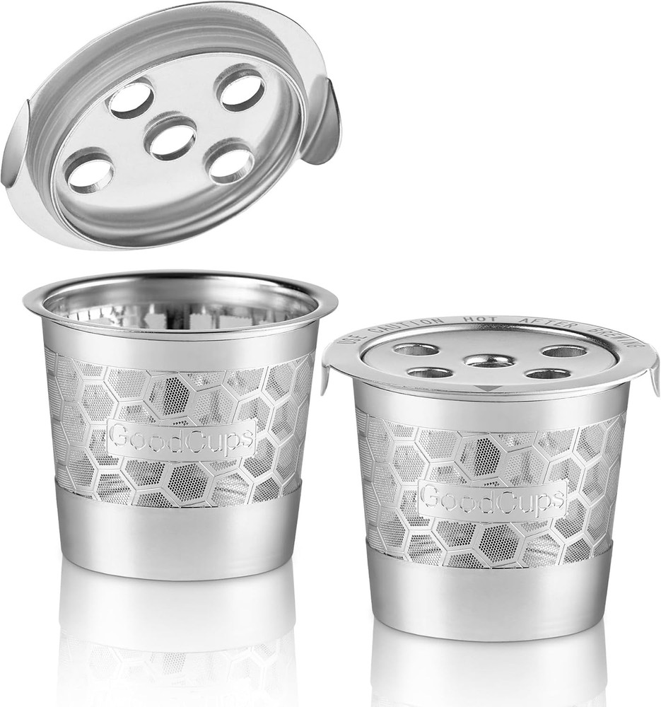 Reusable K Cups for Keurig Supreme Stainless 2 Pack New