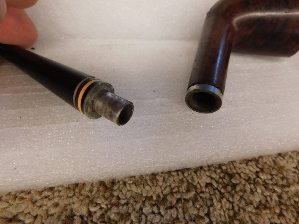 Unique Estate Cured with Real Honey Double Smoking Pipe - Untested