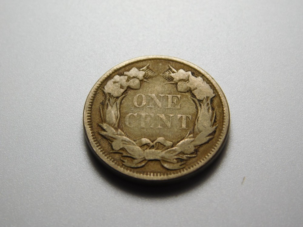 US COINS PENNY 1857 FLYING EAGLE CENT