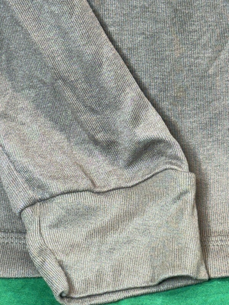 Military Issue Polyester Light-Weight Thermal Undershirt | Brown | Medium | EUC