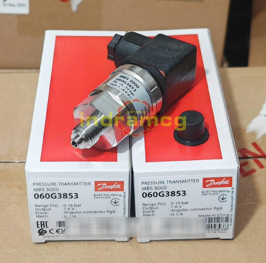 One Danfoss MBS3000 060G3853 Pressure Transmitter New