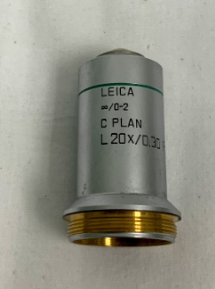 Leica C Plan L 20x/0.30 PH 1 Phase Contrast Microscope Objective 506152