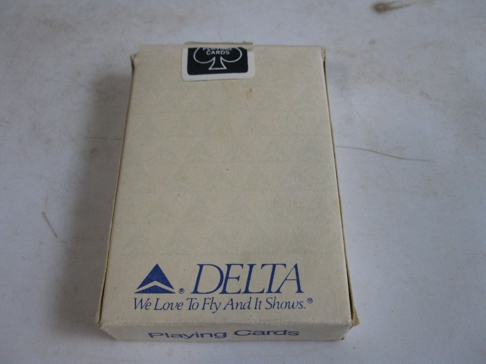 Delta Airlines Playing Card deck complete