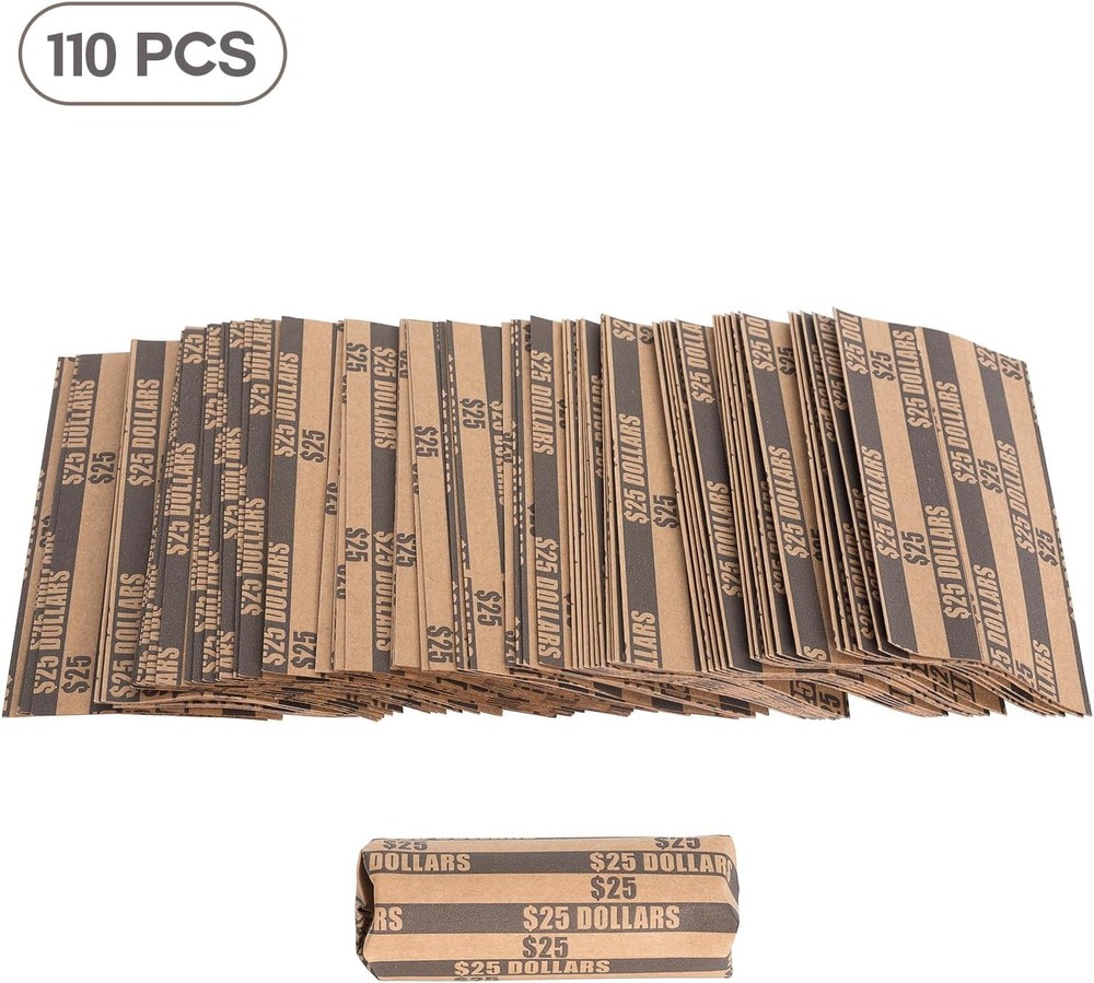 Coin Roll Paper Wrappers