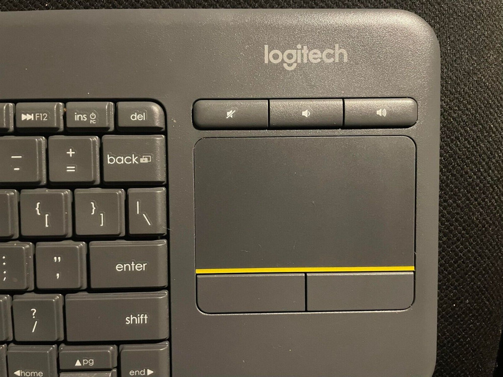 Logitech Media K400 Plus Wireless Keyboard - Black With Built In Touchpad