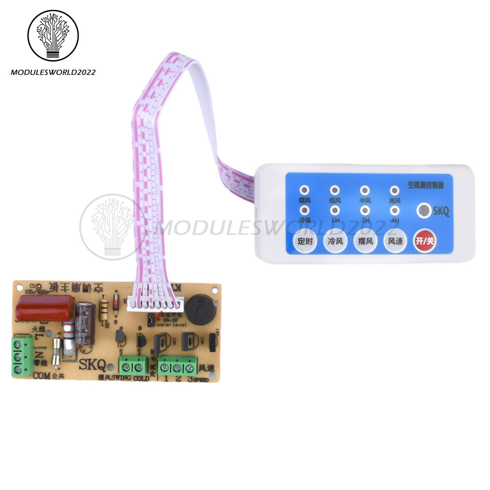 300W Air Conditioning Fan Circuit Board Universal Control Module+Remote Control