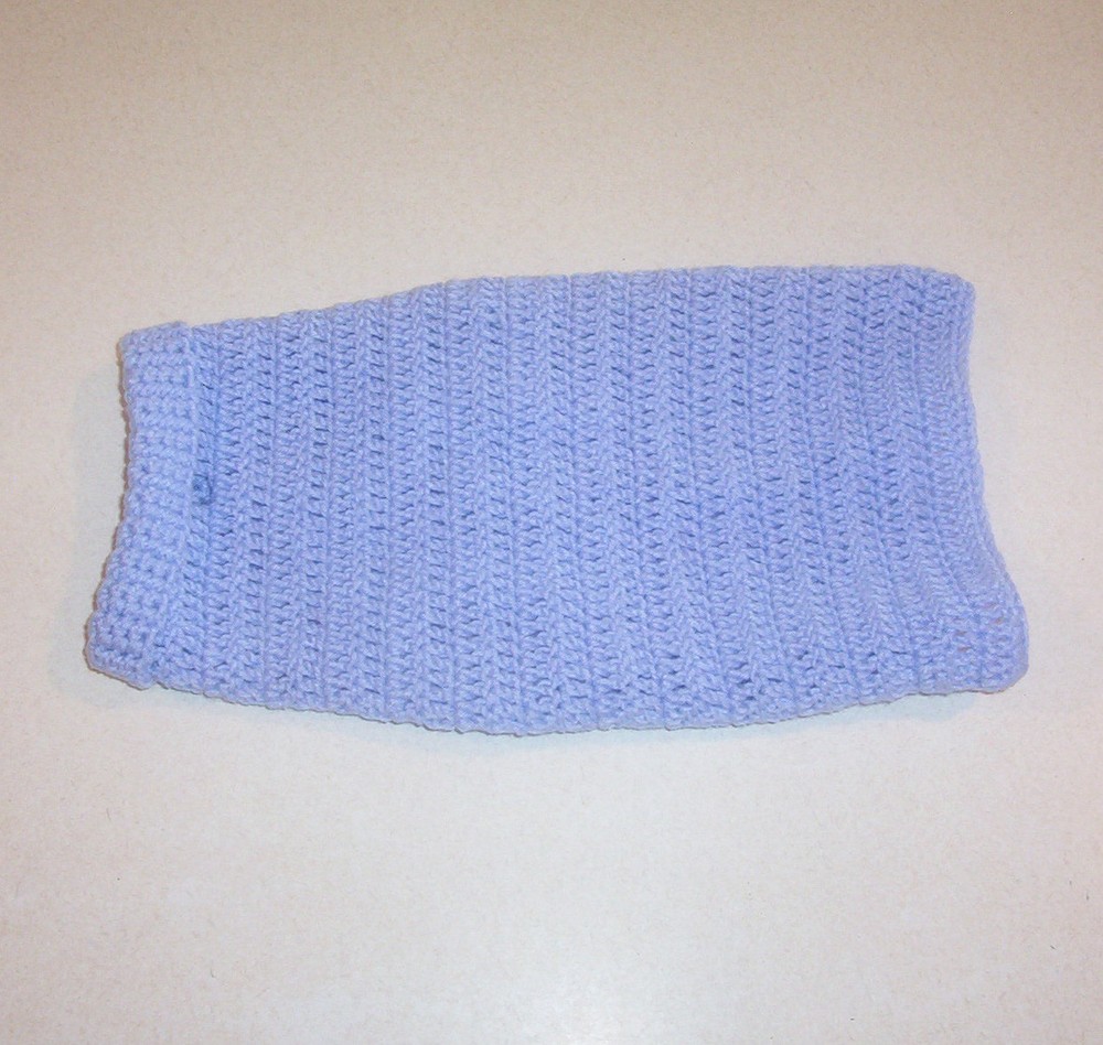 Hand Crochet Lavender Dog Sweater Medium Pet