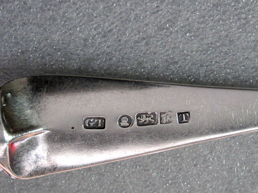 1815 GEORGE III STERLING SILVER TABLE / SERVING SPOON EXETER G. TURNER