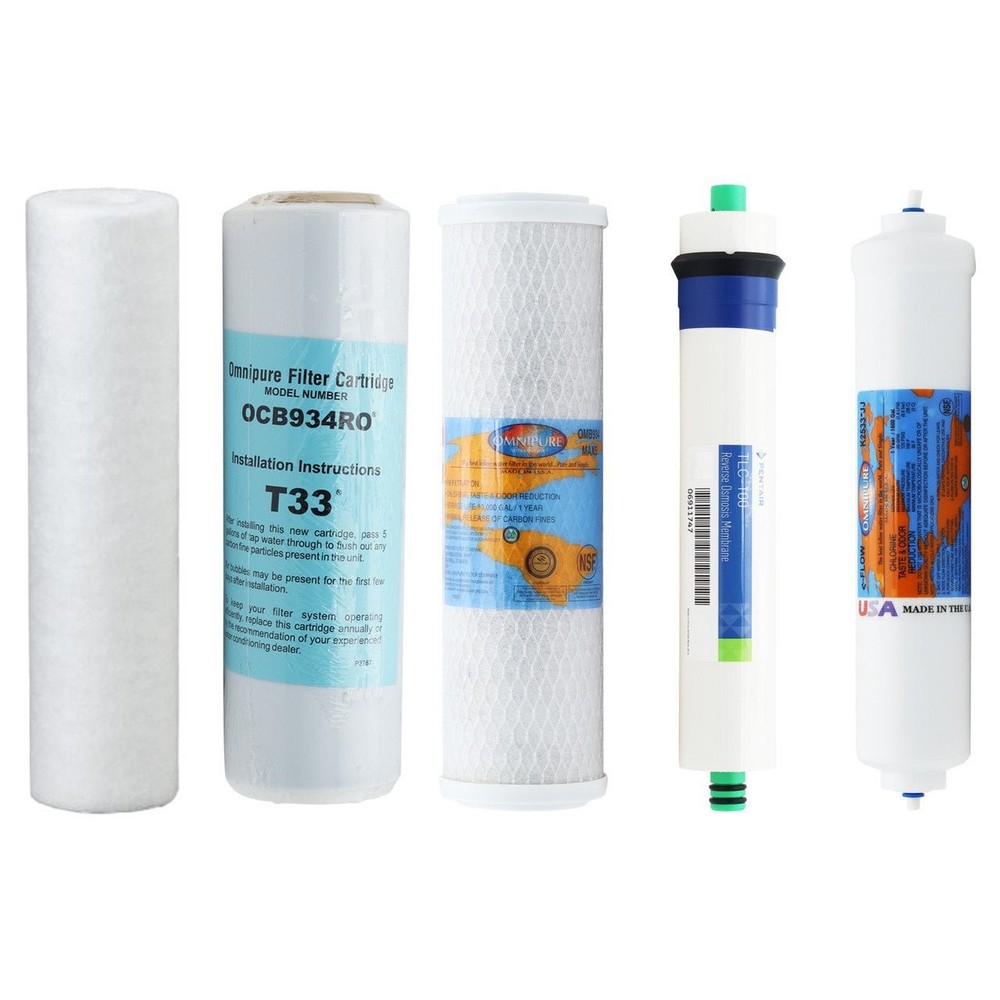 iSpring RO100 Compatible RO Filters Kit with RO Membrane