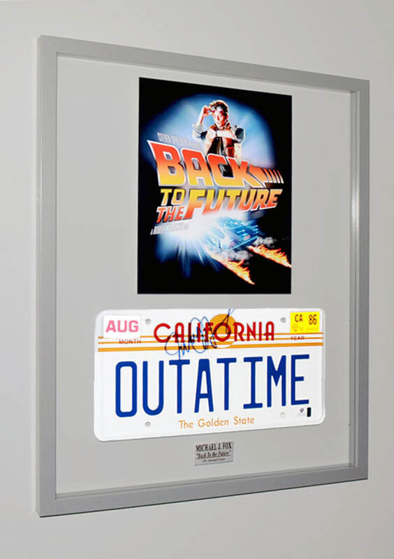 MICHAEL J. FOX Signed BACK TO THE FUTURE Prop, Autograph, FRAME, Global COA, DVD