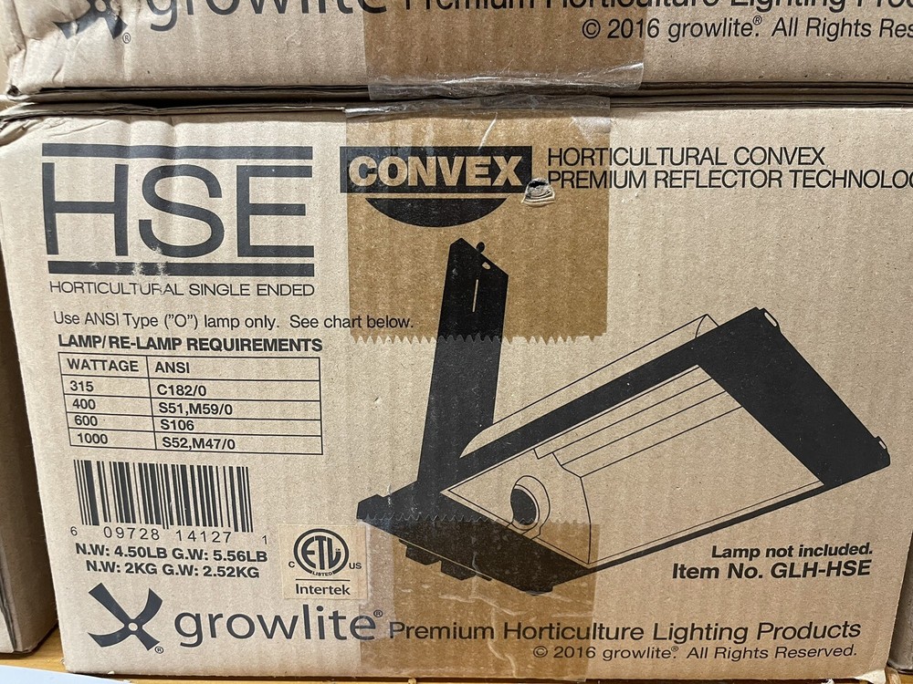 Growlite Premium Horticulture HSE-E Single Ended