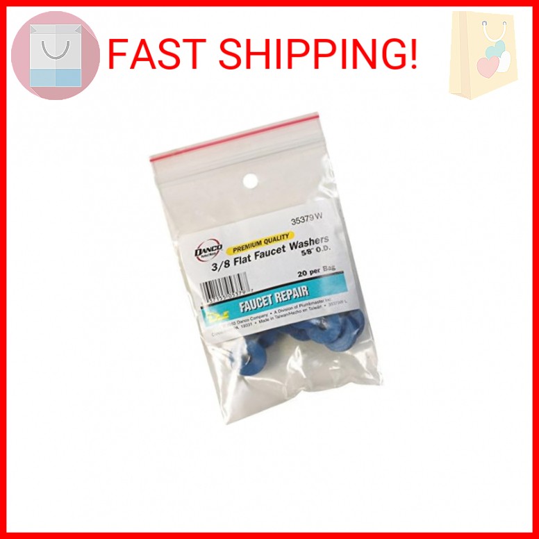 FLAT FAUCET WASHER 3/8"