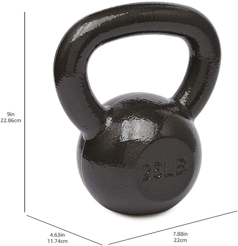 CAP Barbell Cast Iron Kettlebell, Single, 10-80 Pounds