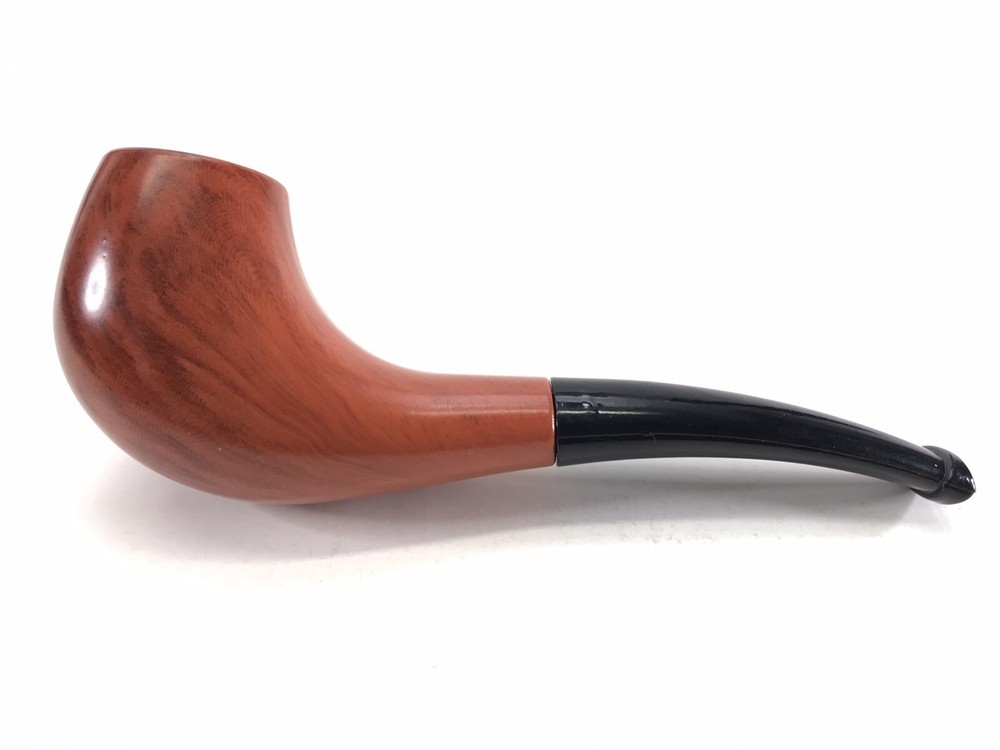 Wood Sherlock Curved Smoking Pipe NEW 5.5” Nirvana Pipe