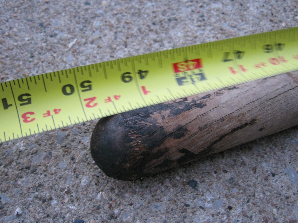 Original Vintage Rustic Rusty Farm Garden Tool Fork Wood Handle