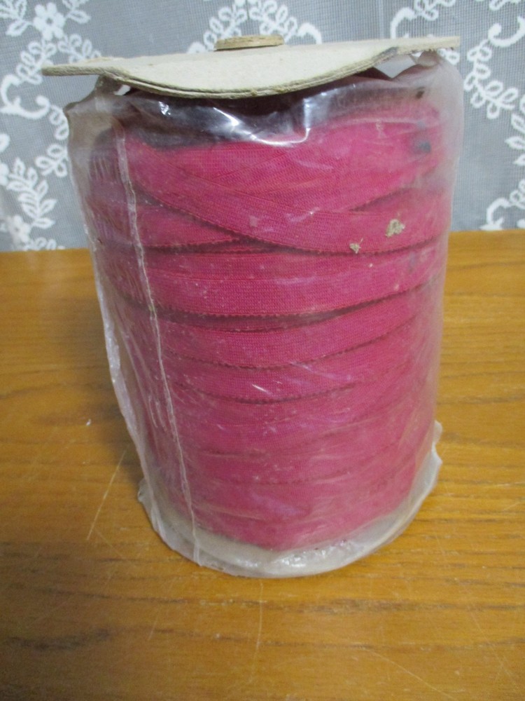 Burundy Elastic Binding Trim - 1/2" - Approximately 150 yards
