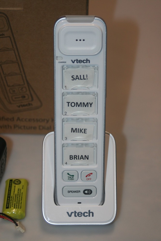 VTech SN5307 Amplified Photo Dial Accessory Phone Handset Big Button