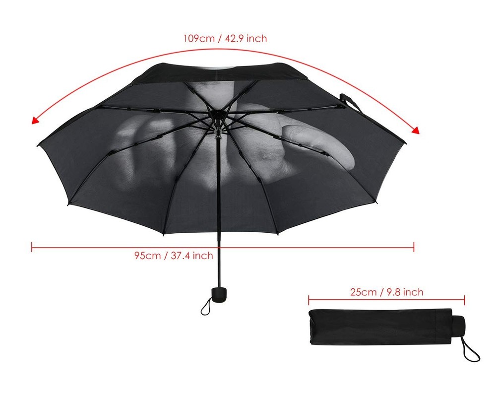 DS. DISTINCTIVE STYLE Middle Finger Umbrella Funny Folding Creative