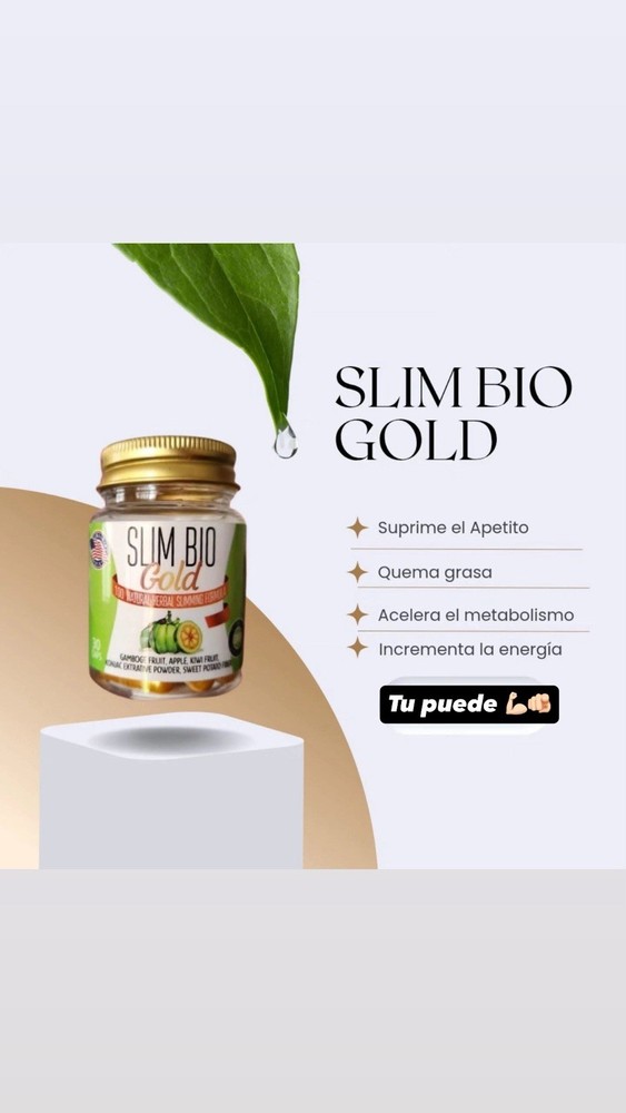 SLIM BIO GOLD 100% NATURAL NEW