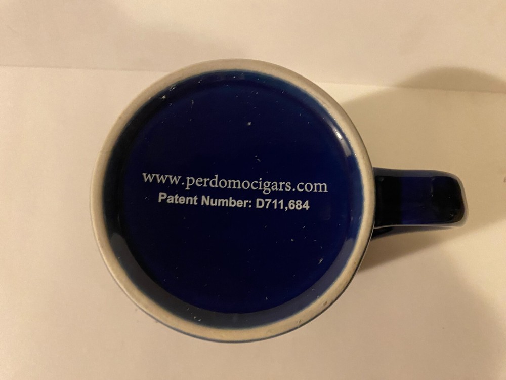 Tabacalera Perdomo Cigars Coffee Mug with Cigar Rest on Handle