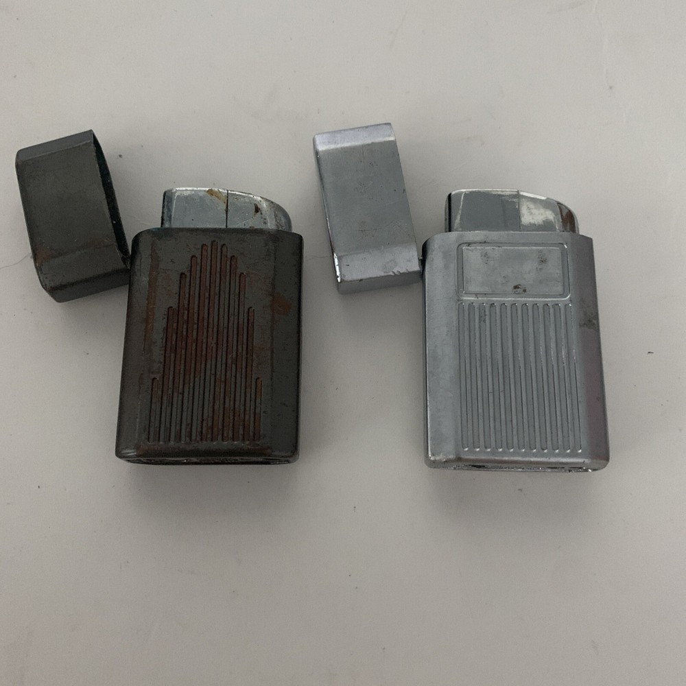 Set Of 2 Ronson Jet Light Cigarette Lighters