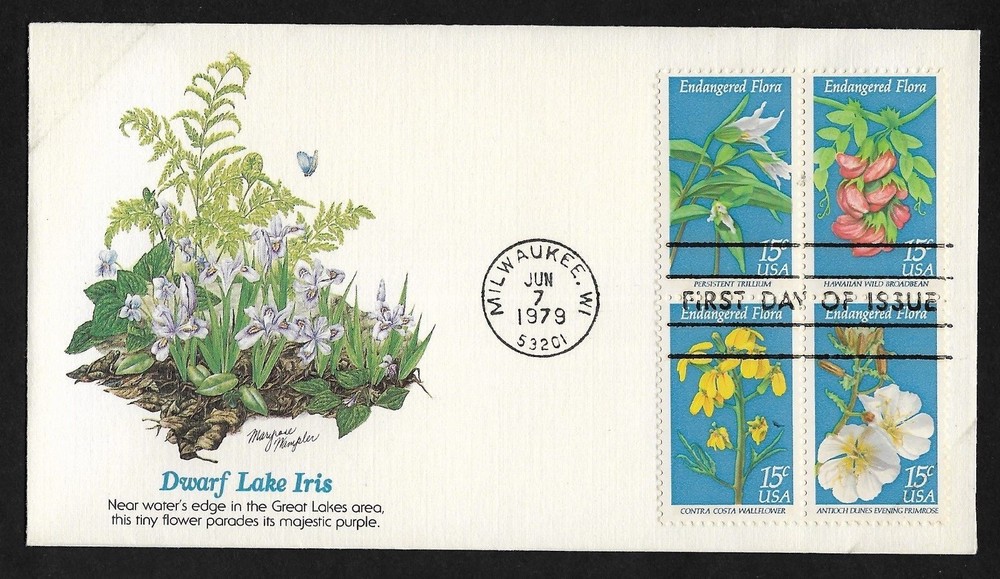 #1786a 15c Endangered Flora - Fleetwood FDCB4