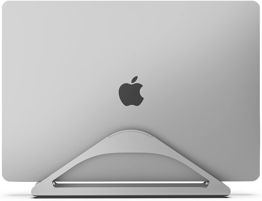 HumanCentric Vertical Laptop Stand for Desks (Space Gray) | Adjustable