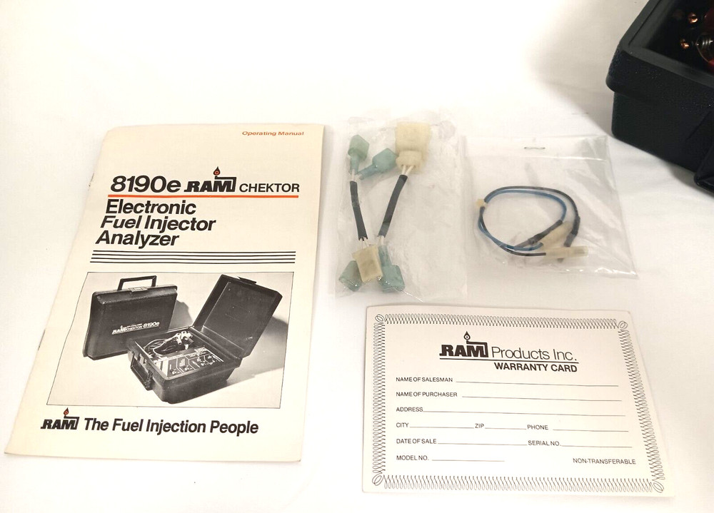 RAM RamChektor 8190e EFI Electronic Fuel Injection Tester/Analyzer Tool - Tested