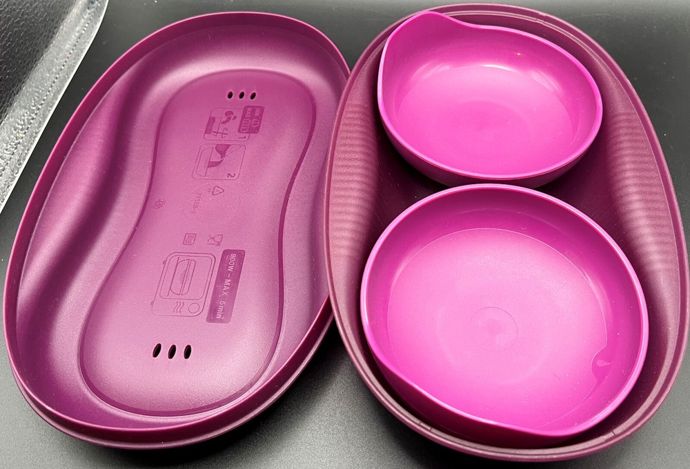 Tupperware Microwave Breakfast Maker with egg inserts NEW