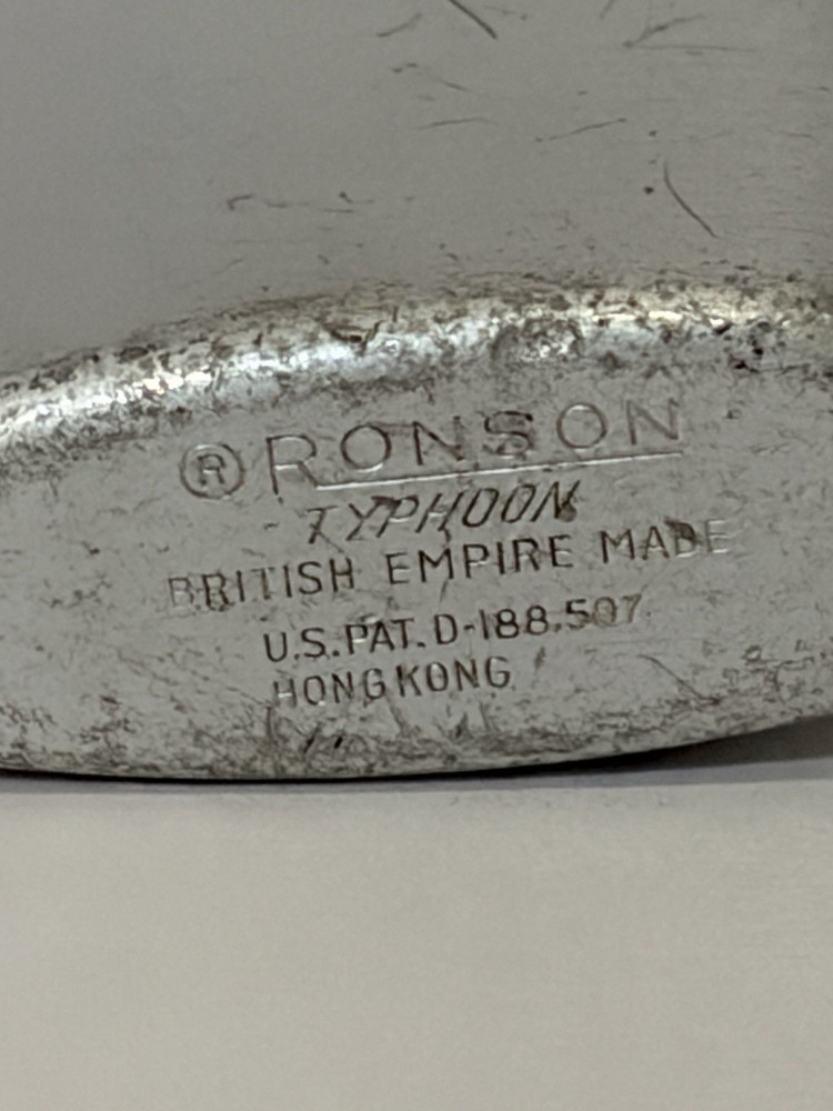 Vintage Ronson Lighter-“TYPHOON”-Model “Whirlwind” Box-Ronson Use Booklet-