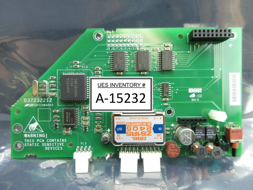 Edwards D37232212 Processor Board PCB Used Working
