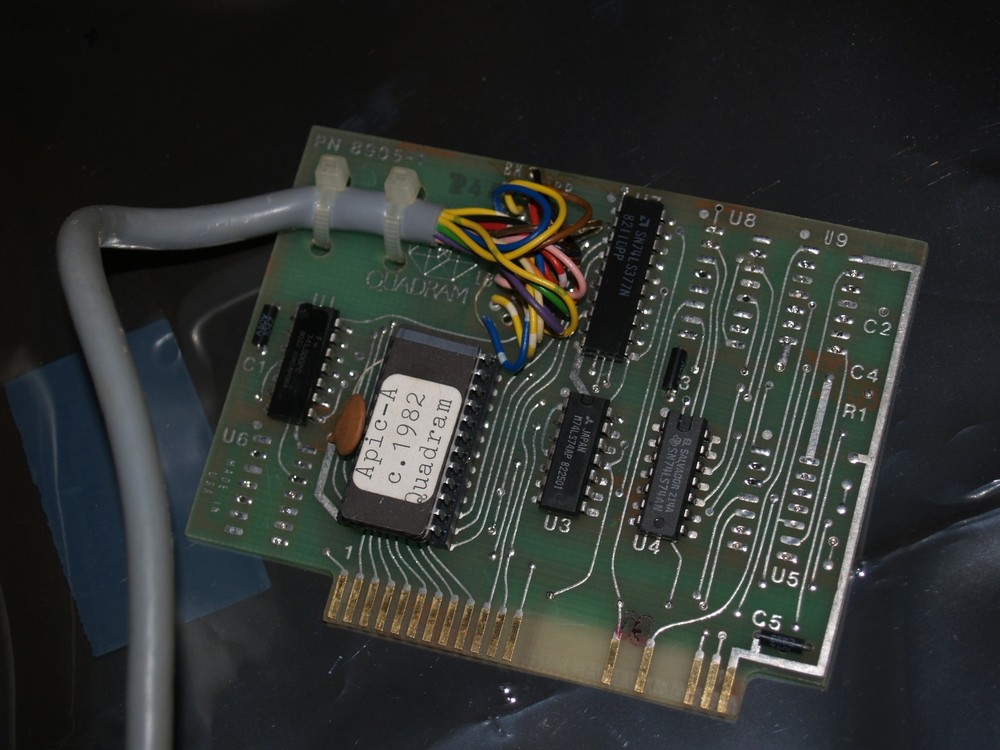 Vintage 1982 Quadram Apic-A Parallel Card for Apple II Plus