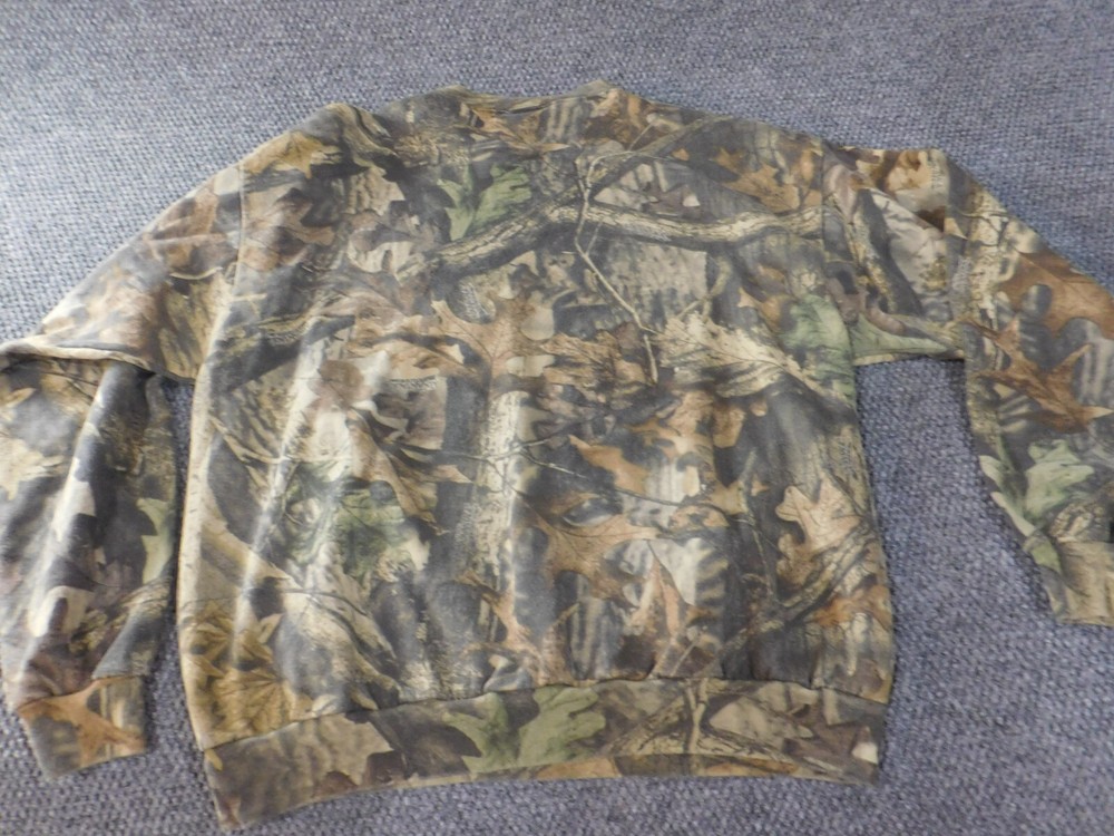 Chase Authentics Mens Sweatshirt Extra Large Green Camo pullover outdoors
