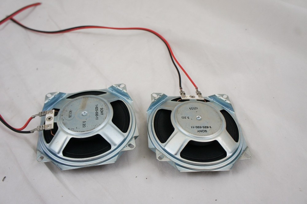 SONY 4" SHALLOW SLIM DEPTH COMPONENT MIDRANGE SPEAKER SET