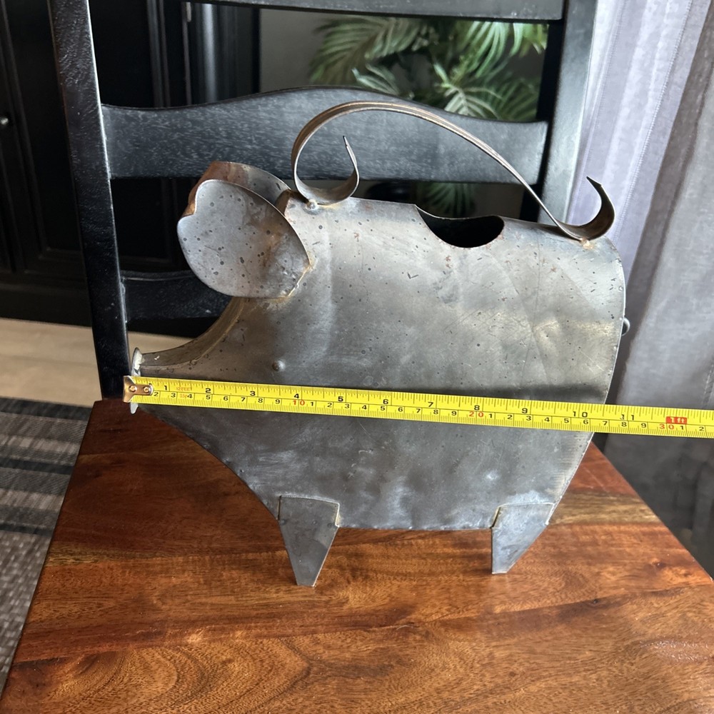 Rustic Wally The Pig Watering Can